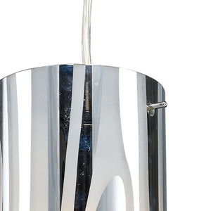 Atlas Chromia 4" Wide Pendant Light - Elegant Polished Chrome Fixture for Modern Indoor Spaces CL11562-CH