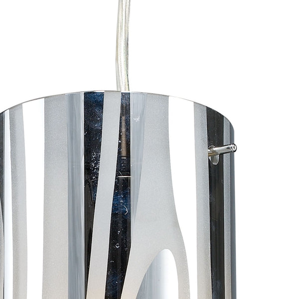 Atlas Chromia 4" Wide Pendant Light - Elegant Polished Chrome Fixture for Modern Indoor Spaces CL11562-CH