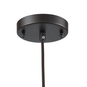 Atlas Classic Loft 11'' Wide 1-Light Mini Pendant - Timeless Farmhouse Charm for Ambient Kitchen Lighting Oil Rubbed Bronze CL11564-BZ
