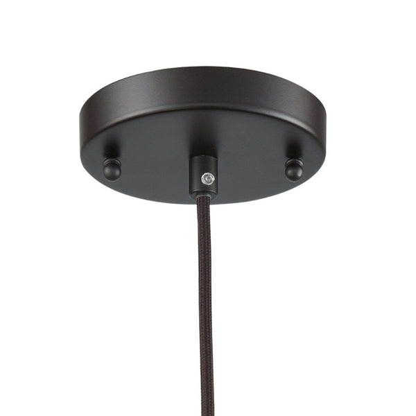 Atlas Classic Loft 11'' Wide 1-Light Mini Pendant - Timeless Farmhouse Charm for Ambient Kitchen Lighting Oil Rubbed Bronze CL11564-BZ