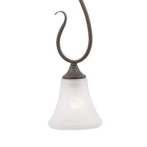 Atlas Elipse 6'' Wide 1-Light Mini Pendant - Sophisticated Tulip Shade for Modern & Classic Interiors Painted Bronze CL11577-BZ