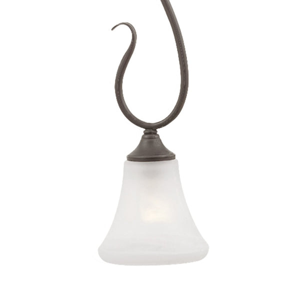 Atlas Elipse 6'' Wide 1-Light Mini Pendant - Sophisticated Tulip Shade for Modern & Classic Interiors Painted Bronze CL11577-BZ