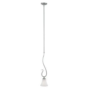 Atlas Elipse 6'' Wide 1-Light Mini Pendant - Sophisticated Tulip Shade for Modern & Classic Interiors Brushed Nickel CL11577-NK