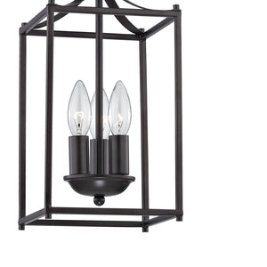 Atlas Foyer 3-Light Mini Pendant - Elegant Tulip Shades for Modern Entryways and Cozy Ambiance Oil Rubbed Bronze CL11589-BZ