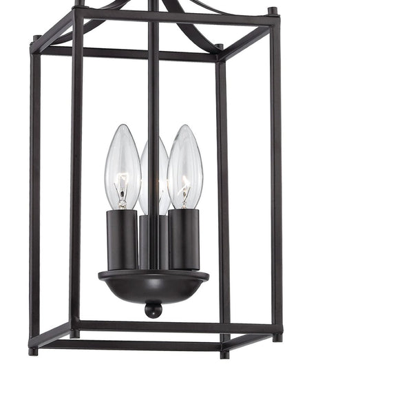 Atlas Foyer 3-Light Mini Pendant - Elegant Tulip Shades for Modern Entryways and Cozy Ambiance Oil Rubbed Bronze CL11589-BZ