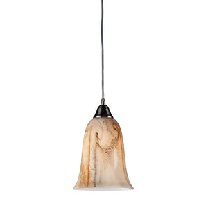 Atlas Granite 7'' Wide Hand-Blown Glass Pendant - Elegant Satin Nickel Lighting for Kitchen & Dining Spaces CL11600-WH