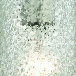 Atlas Ice Fragments 5'' Wide 1-Light Pendant - Elegant Ice-Inspired Design for Modern Spaces and Aesthetic Satin Nickel and Clear Glass CL11611-CL
