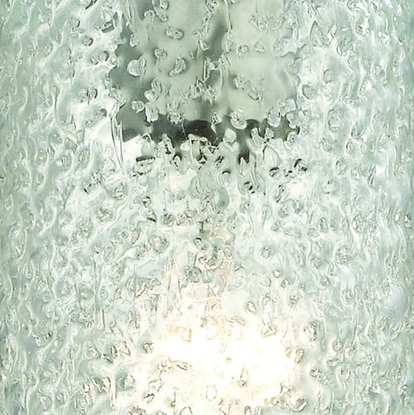 Atlas Ice Fragments 5'' Wide 1-Light Pendant - Elegant Ice-Inspired Design for Modern Spaces and Aesthetic Satin Nickel and Clear Glass CL11611-CL