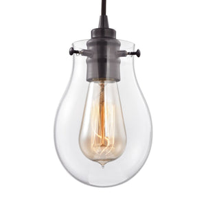 Atlas Jaelyn 5" Wide 1-Light Pendant - Elegant Oil Rubbed Bronze Fixture for Kitchen, Dining & Foyer CL11615-BZ