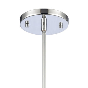 Atlas Lightweave 5.5'' Wide 1-Light Mini Pendant - Modern Crystal Shade for Stunning Ambient Lighting Polished Nickel CL11622-NK