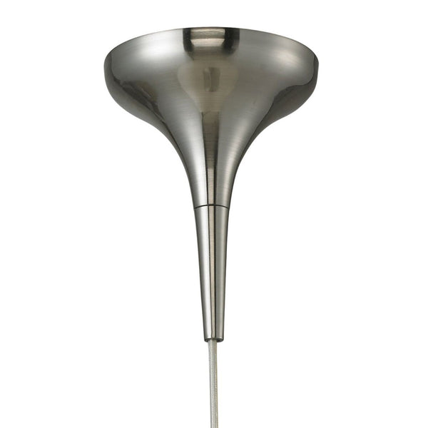 Atlas Lindsey Mini Pendant Light - Elegant Teardrop Design for Modern Spaces, Ideal for Kitchens & Dining Areas Satin Nickel 4'' CL11623-NK