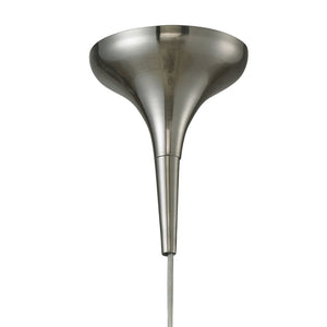 Atlas Lindsey Mini Pendant Light - Elegant Teardrop Design for Modern Spaces, Ideal for Kitchens & Dining Areas Satin Nickel 6'' CL11624-NK