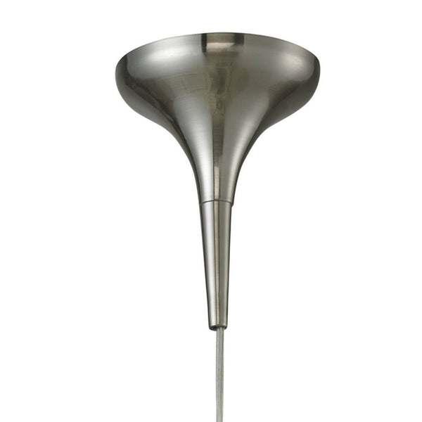 Atlas Lindsey Mini Pendant Light - Elegant Teardrop Design for Modern Spaces, Ideal for Kitchens & Dining Areas Satin Nickel 6'' CL11624-NK