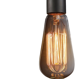 Atlas Menlow Park Industrial Mini Pendant Light with Clear Glass Shade for Vintage Home Aesthetics Oiled Bronze 2'' CL11631-BZ