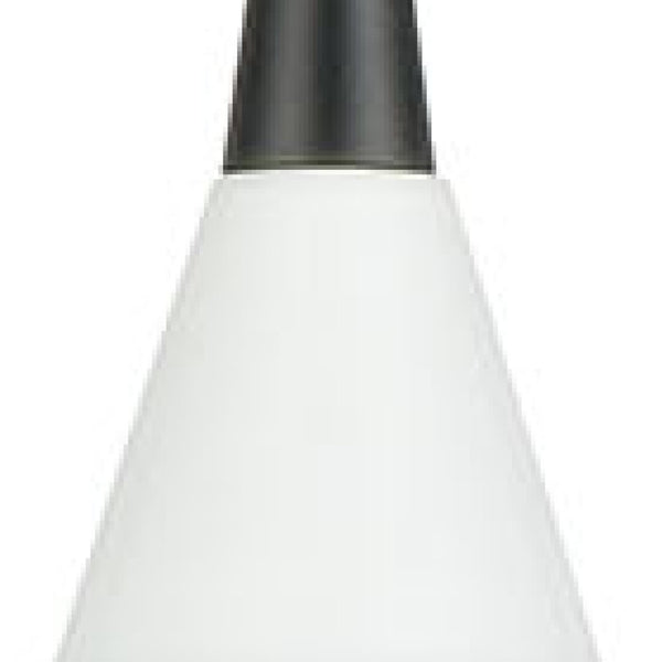Atlas Mid-Century Schoolhouse Mini Pendant Light - Retro Dome Shade for Warm, Inviting Home Lighting Enamel White 8'' CL11635-WH