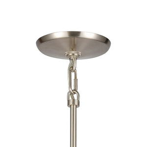 Atlas Mid-Century Schoolhouse Mini Pendant Light - Retro Dome Shade for Warm, Inviting Home Lighting Satin Nickel CL11636-NK