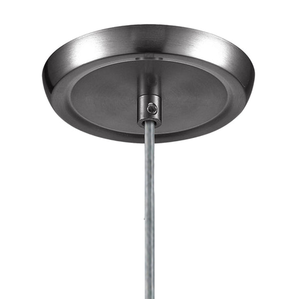 Atlas Milan 3'' Wide 1-Light Pendant - Hand-Blown Glass Fixture for Contemporary Interior Illumination Satin Nickel with Yellow Blaze Glass CL11637-YW