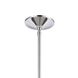 Atlas Modley 6-Inch Contemporary Mini Pendant Light - Elegant Clear Glass Shade for Modern Spaces Polished Chrome CL11642-CH