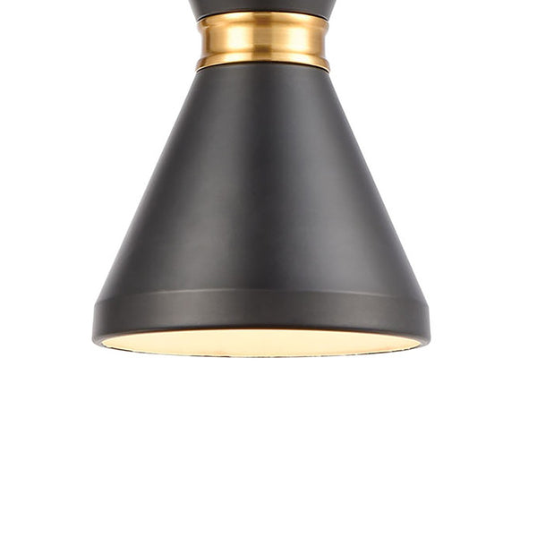 Atlas Modley 6-Inch Contemporary Mini Pendant Light - Elegant Clear Glass Shade for Modern Spaces Matte Black CL11643-BK