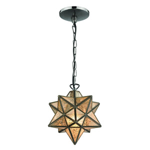 Atlas Moravian Star 9" Wide Mini Pendant Light - Stylish Oil Rubbed Bronze for Elegant Indoor Spaces CL11644-BZ2