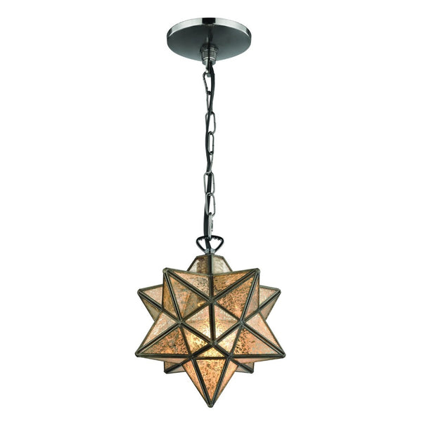 Atlas Moravian Star 9" Wide Mini Pendant Light - Stylish Oil Rubbed Bronze for Elegant Indoor Spaces CL11644-BZ2