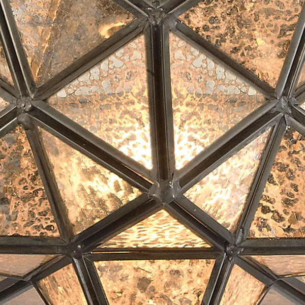 Atlas Moravian Star 9" Wide Mini Pendant Light - Stylish Oil Rubbed Bronze for Elegant Indoor Spaces CL11644-BZ2