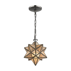 Atlas Moravian Star 9" Wide Mini Pendant Light - Stylish Oil Rubbed Bronze for Elegant Indoor Spaces CL11644-BZ2
