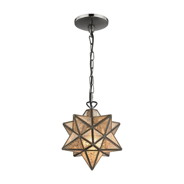 Atlas Moravian Star 9" Wide Mini Pendant Light - Stylish Oil Rubbed Bronze for Elegant Indoor Spaces CL11644-BZ2