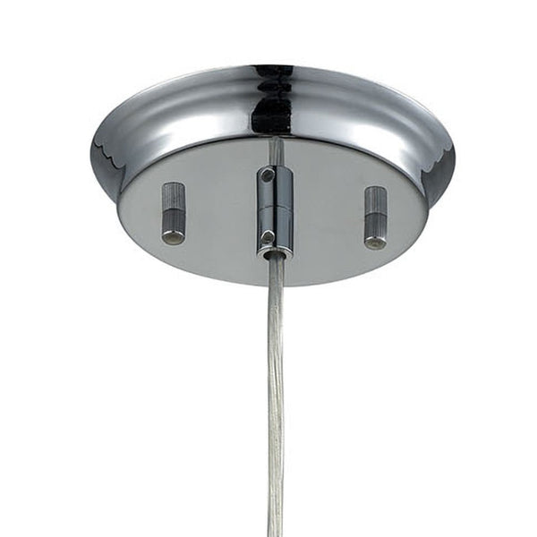 Atlas Muncie 5'' Wide 1-Light Pendant - Sleek Polished Chrome Fixture with Clear Glass for Modern Décor CL11647-SV