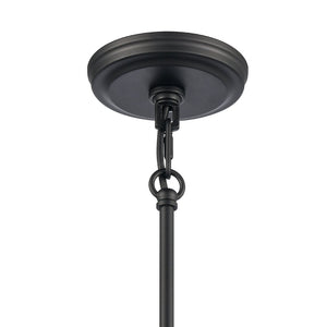 Atlas Orinoco 8'' Wide 1-Light Mini Pendant - Elegant Glass Shade for Modern Indoor Lighting Spaces Matte Black CL11658-BK