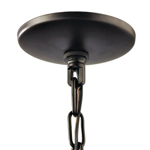 Atlas Palacial 8" Wide 1-Light Mini Pendant - Geometric Crystal & Warm Oil Rubbed Bronze Elegance CL11660-BZ