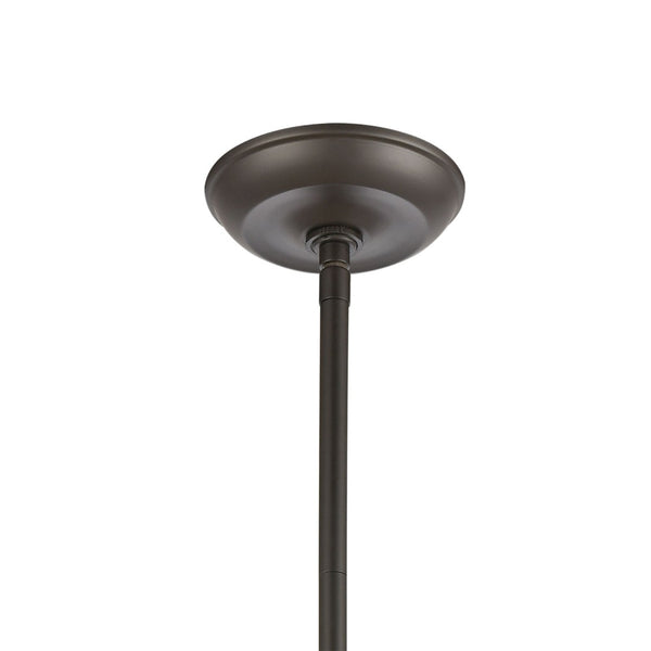 Atlas Rutherford 9'' Wide 1-Light Mini Pendant - Stylish Oil Rubbed Bronze Fixture for Modern Elegance CL11672-BZ2