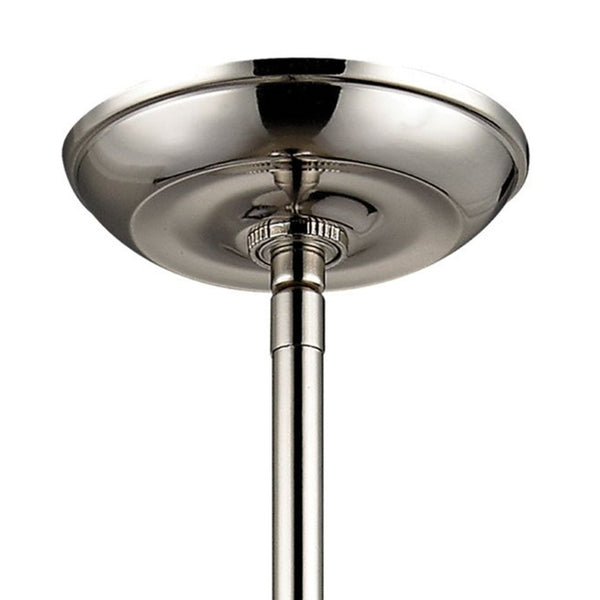 Atlas Rutherford 9'' Wide 1-Light Mini Pendant - Elevate Your Space with Timeless Restoration Elegance Polished Nickel CL11672-NK1