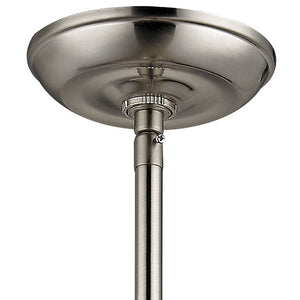 Atlas Rutherford 9'' Wide 1-Light Mini Pendant - Elevate Your Space with Timeless Restoration Elegance Brushed Nickel CL11672-NK2