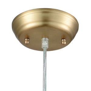 Atlas Spun Modern 7-Inch Wide Pendant Light - Sleek Design for Task & Decorative Illumination in Style French Brass CL11681-BS