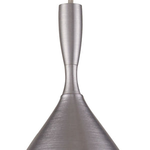 Atlas Spun Modern 7-Inch Wide Pendant Light - Sleek Design for Task & Decorative Illumination in Style Aluminum CL11681-SV