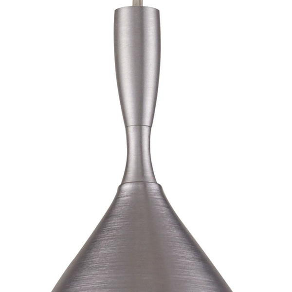 Atlas Spun Modern 7-Inch Wide Pendant Light - Sleek Design for Task & Decorative Illumination in Style Aluminum CL11681-SV