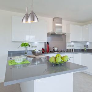 Atlas Spun Modern 7-Inch Wide Pendant Light - Sleek Design for Task & Decorative Illumination in Style Aluminum CL11681-SV