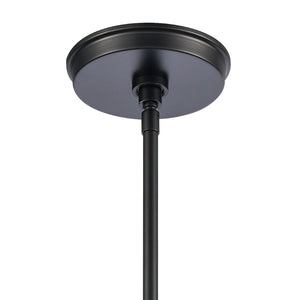 Atlas Square 6'' Wide 1-Light Mini Pendant - Modern Matte Black Fixture for Stylish Home Illumination CL11682-BK