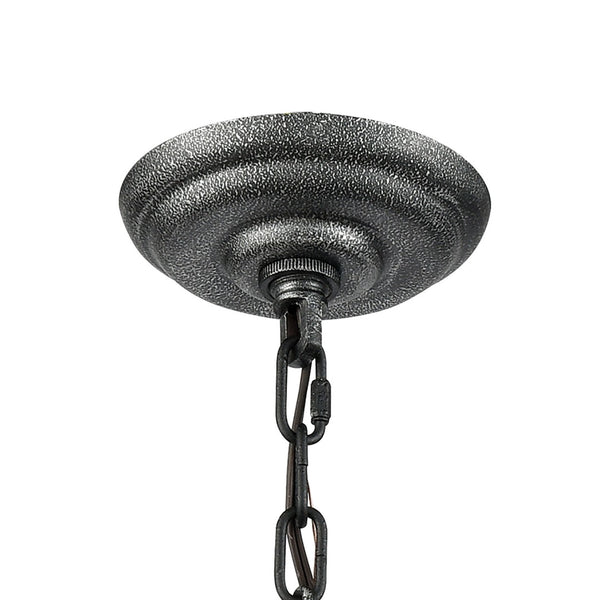 Atlas Sunderland 12" Wide 1-Light Mini Pendant - Modern Teardrop Design in Silvered Graphite Finish CL11688-GY