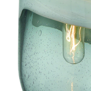 Atlas Sutter Creek 5'' Wide 1-Light Pendant - Modern Smoke Swirl Glass for Stylish Task Lighting Decor Oil Rubbed Bronze CL11691-GY