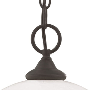 Atlas Tahoe 12'' Wide 1-Light Mini Pendant - Elegant Bell Shade for Timeless Home Décor and Warm Glow Painted Bronze CL11692-BZ