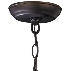 Atlas Talgarth 10.25'' Wide Mini Pendant Light - Dark Bronze with Crystal Drops for Elegant Ambiance CL11693-BZ