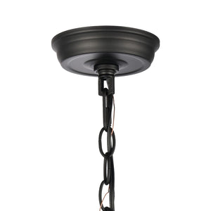 Atlas Tangent 7" Wide Modern Mini Pendant Light - Matte Black, Clear Glass Shade for Stylish Illumination CL11695-BK