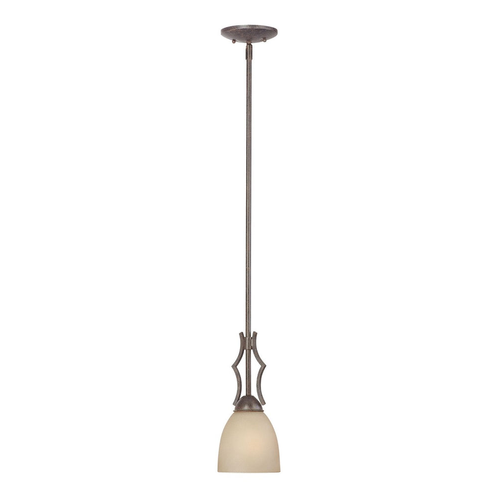 Atlas Triton 5" Wide 1-Light Pendant - Sable Bronze, Traditional Bell & Dome Shades for Elegant Interiors CL11698-BZ