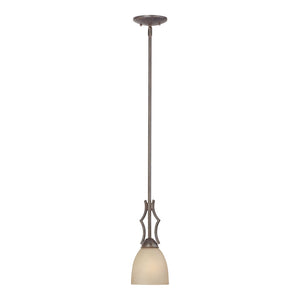Atlas Triton 5" Wide 1-Light Pendant - Sable Bronze, Traditional Bell & Dome Shades for Elegant Interiors CL11698-BZ