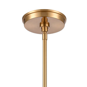 Atlas Trustle 7'' Wide 1-Light Mini Pendant - Modern Industrial Elegance for Stylish Home Decor Satin Brass CL11699-GD