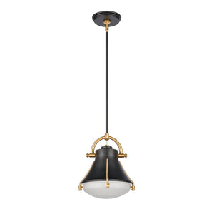 Atlas Urbanite 9'' Wide Industrial Mini Pendant Light for Stylish Task Lighting in Modern Interiors Matte Black CL11702-BK