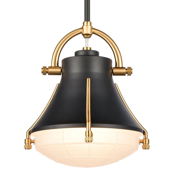 Atlas Urbanite 9'' Wide Industrial Mini Pendant Light for Stylish Task Lighting in Modern Interiors Matte Black CL11702-BK