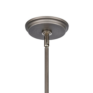 Atlas Urbanite 9'' Wide Industrial Mini Pendant Light for Stylish Task Lighting in Modern Interiors Weathered Zinc CL11702-SV
